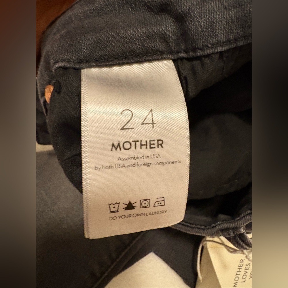 Mother High Waisted Looker Ankle Fray Size 24 NWT - Picture 15 of 16